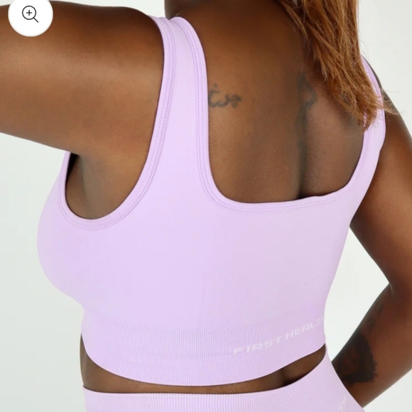 First Health Apparel ENHANCE SPORTS BRA - Lollipop- Size Large - Picture 3 of 6